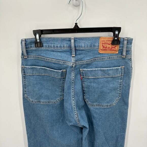 LEVI'S Mile High Cropped Wide Leg Button Fly Jean // 29 - Picture 6 of 8
